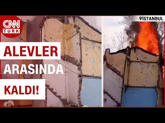 SON DAKİKA!  Fatih'te Binada Yangın 1 Can Kaybı... | CNN TÜRK