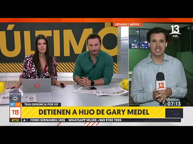 Detienen a hijo de Gary Medel tras denuncia por VIF