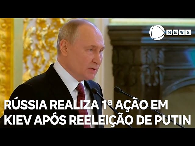 Rússia realiza primeira ação na Ucrânia após reeleição de Putin