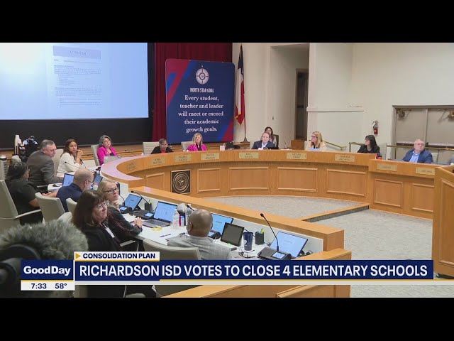 Richardson ISD will close 4 elementary schools