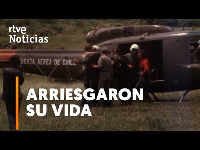 CHILE: Los RESCATISTAS del "MILAGRO de los ANDES" reciben un RECONOCIMIENTO 50 años despué