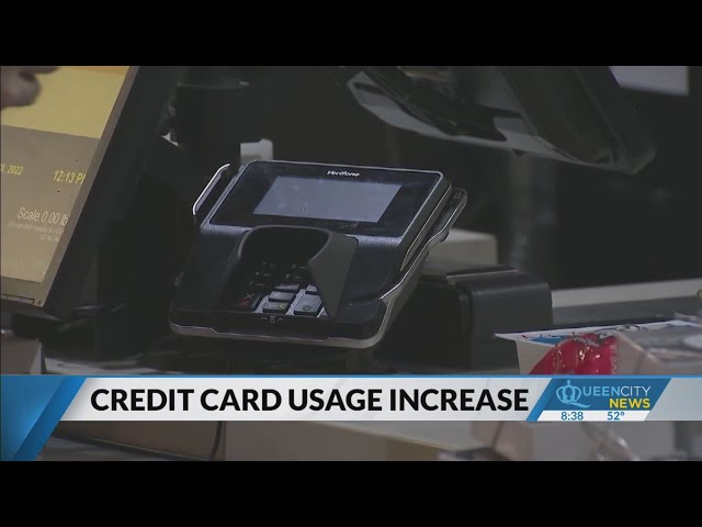 Credit card usage on the increase