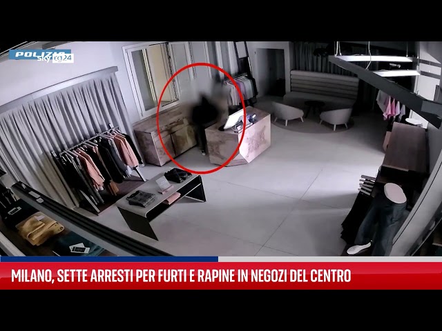 Milano, spaccate in negozi del centro: 7 arresti