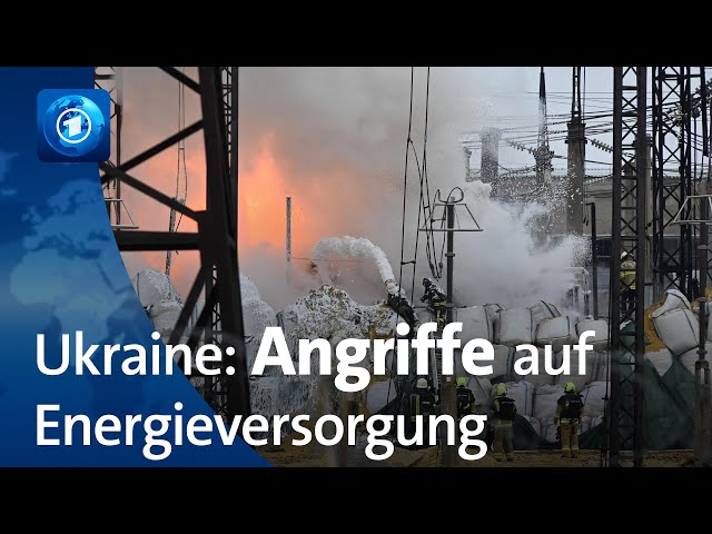 Russland greift Energieversorgung in der Ukraine an