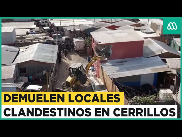 Demuelen locales clandestinos en toma de Cerrillos: Funcionaban como discoteca y prostíbulos