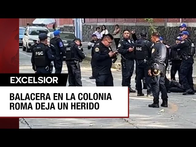 Venezolano baleado en calles de la colonia Roma, CDMX