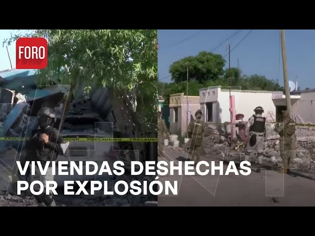 Viviendas dañadas por explosión en Valle Hermoso, Tamaulipas - Expreso de la Mañana