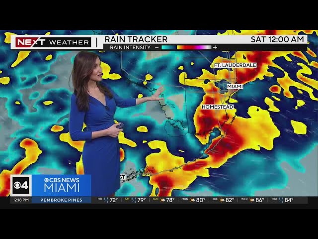 South Florida under Flood watch, Wind Advisory through Saturday evening