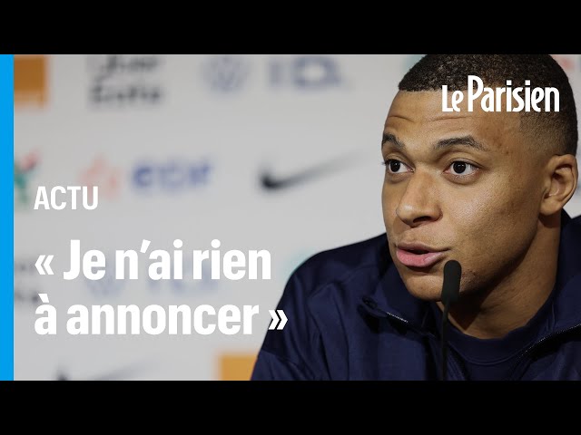 « Rien de croustillant à annoncer» Mbappé reste mystérieux sur son avenir