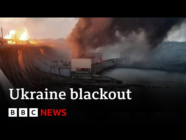 Ukraine: Millions without power after wave of Russian strikes | BBC News