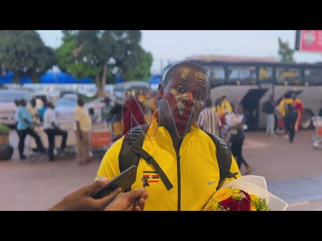 Rugby Cranes given heroes’ welcome at Entebbe airport