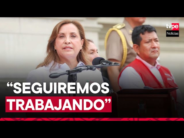 Presidenta Dina Boluarte: "En lo que va de mi gestión, culminamos 301 obras de agua y saneamien