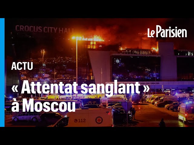 Moscou : une fusillade dans une salle de concert fait au moins 40 morts