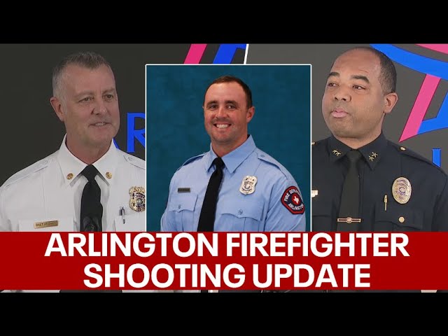 Arlington firefighter shot during welfare check - FULL NEWS CONFERENCE