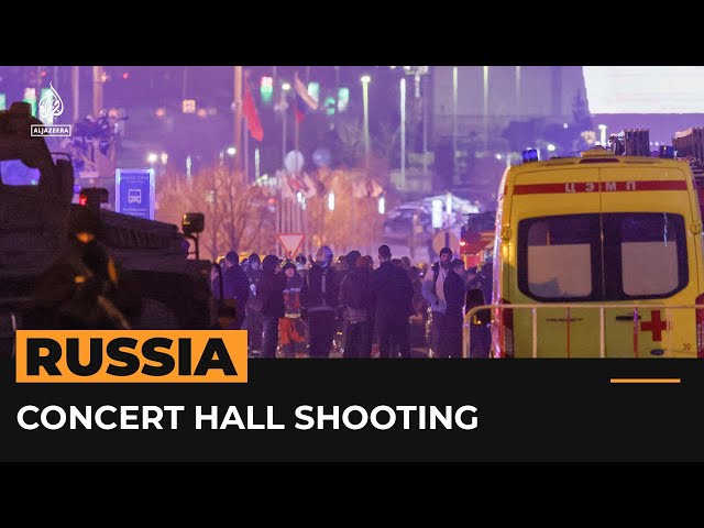 Dozens killed, trapped after shooting at concert hall near Moscow | #AJshorts