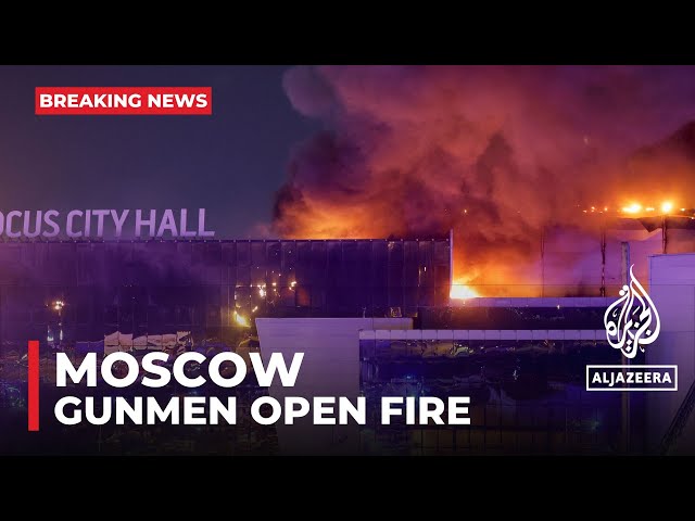 Gunmen open fire at people at concert hall near Moscow, casualties reported