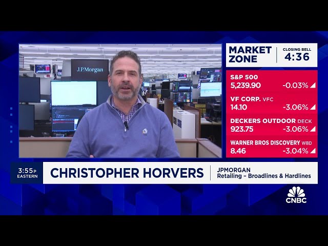 The goods economy is making a comeback, says JPMorgan's Christopher Horvers