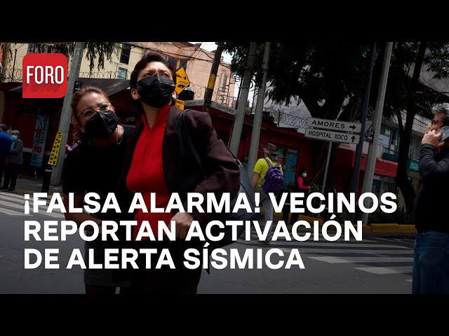 Vecinos reportan activación de alerta sísmica en alcaldía Benito Juárez en Ciudad de México