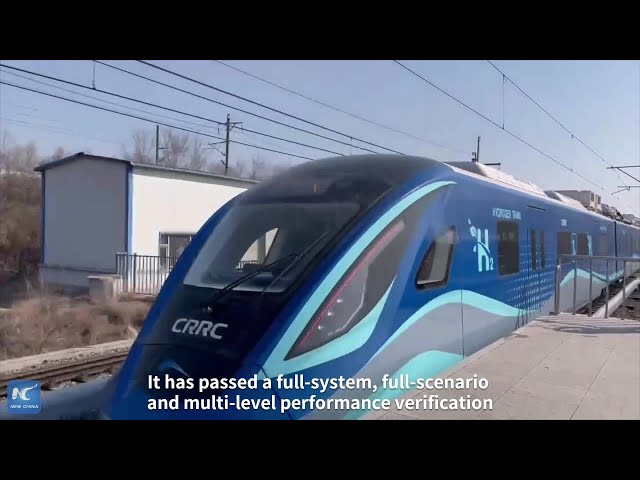 All aboard: China's hydrogen-powered urban train passes key test