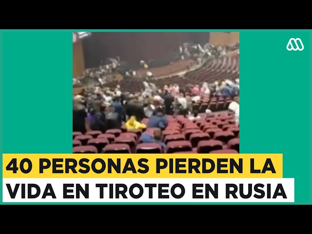 Tiroteo en Rusia: Más de 40 personas pierden la vida en medio de un concierto en Moscú