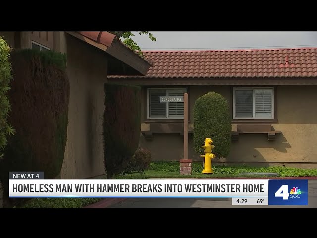 Armed homeless man breaks into Westminster home, helps himself with food