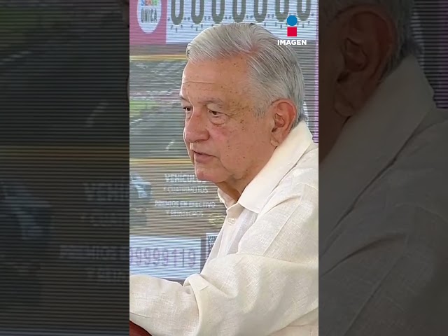 López Obrador informó sobre el sorteo de la Lotería Nacional que se va a realizar hoy | Shorts