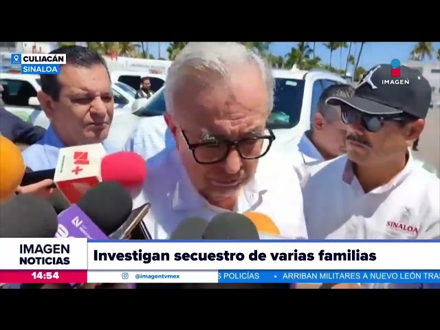 Autoridades de Sinaloa investigan secuestro de varias familias | Noticias con Crystal Mendivil