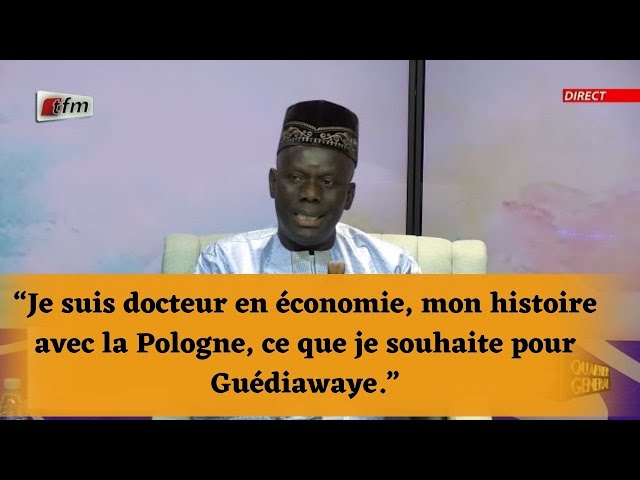 “Je suis docteur en économie, mon histoire avec la Pologne, ce que je souhaite pour Guédiawaye.”