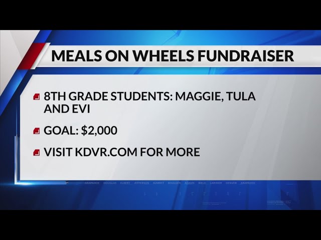 8th Graders at Centennial Middle School fundraising for Meals on Wheels