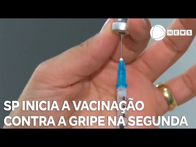 SP inicia vacinação contra a gripe na próxima segunda