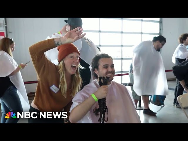 Hundreds step out to cut their hair for charity during 'The Great Cut'