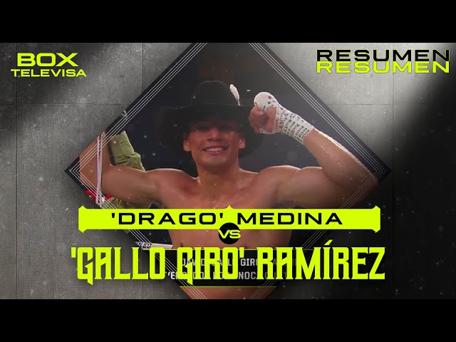 ⁣RESUMEN | Rodrigo ‘Drago’ Medina vs Jabid ‘Gallo Giro’ Rodríguez | Peso Medio | TUDN