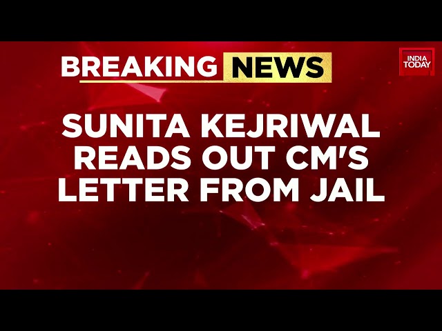 Arvind Kejriwal’s Wife Reads Out CM’s Letter From Jail | Kejriwal Writes I Will Come Out Soon