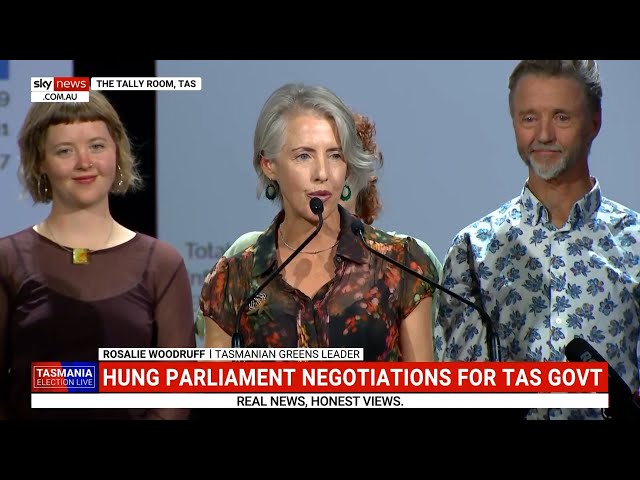 ⁣Tas Greens returning to parliament ‘further in power’: Rosalie Woodruff