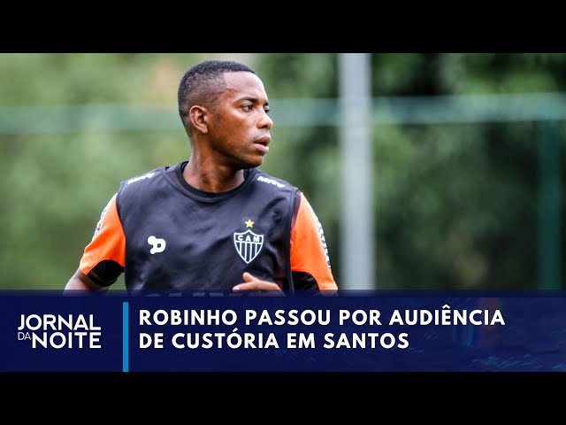 Robinho começa a cumprir pena no Brasil | Jornal da Noite