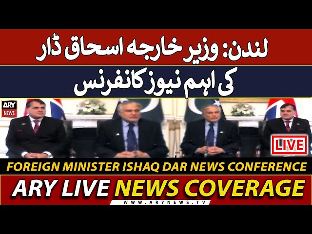 ⁣LIVE | Foreign Minister Ishaq Dar Press Conference | ARY News Live