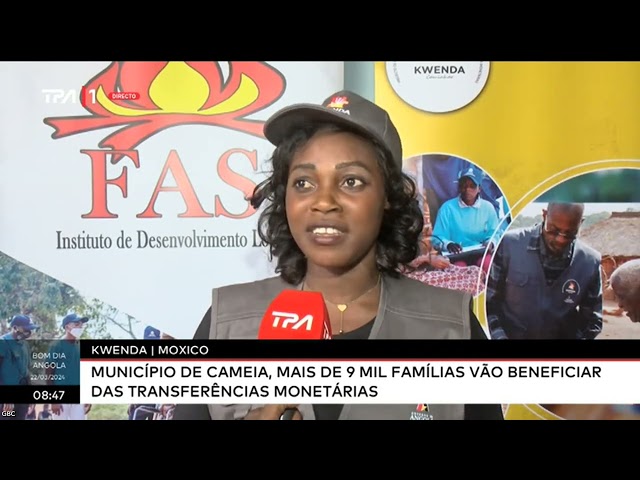 Kwenda - Moxico Município de Cameia, mais de 9 mil famílias vão beneficiar...