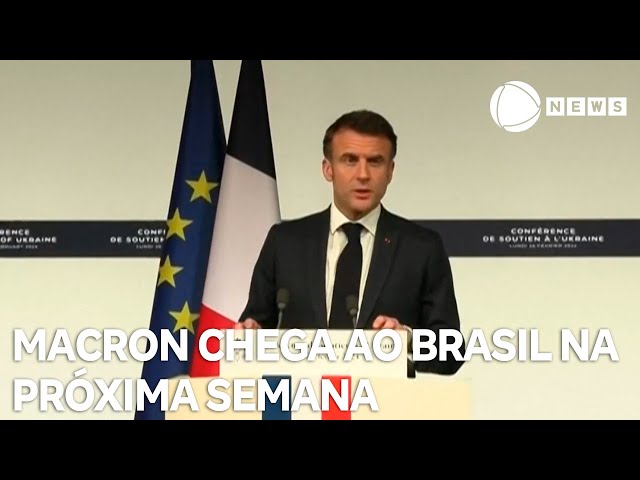 Presidente da França se reúne com Lula na próxima semana