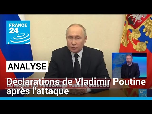 Attaque de Moscou : les assaillants ont été arrêtés en tentant de fuir "vers l'Ukraine&quo