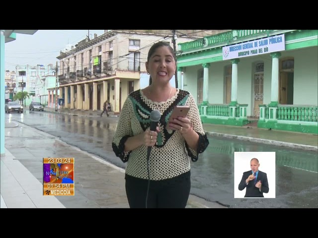 Actualización por intensas lluvias desde el territorio más occidental de Cuba