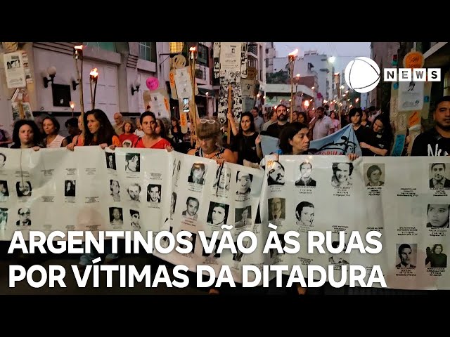 Argentinos vão às ruas amanhã para recordar as vítimas da ditadura