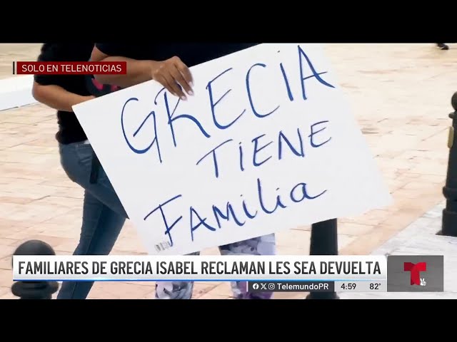 Entre lágrimas: familiares de la pequeña Grecia suplican su regreso