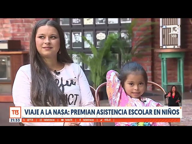 Viajan a la NASA: Premian asistencia escolar en niños