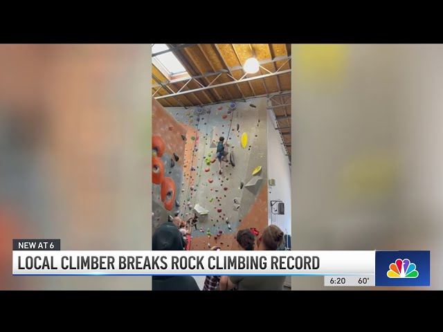 SoCal rock climber breaks record in Santa Clarita