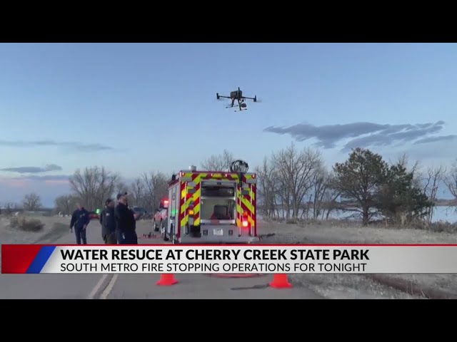 Water rescue underway at Cherry Creek State Park