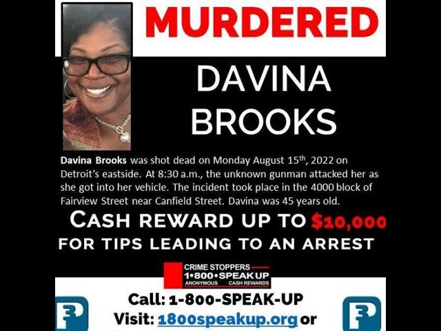 ⁣Who killed Davina Brooks?