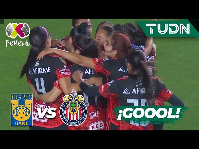 ¡Gol de Tigres! Peinada de Jenni Hermoso | Tigres 1-0 Chivas | Liga Mx Femenil - CL2024 J12 | TUDN