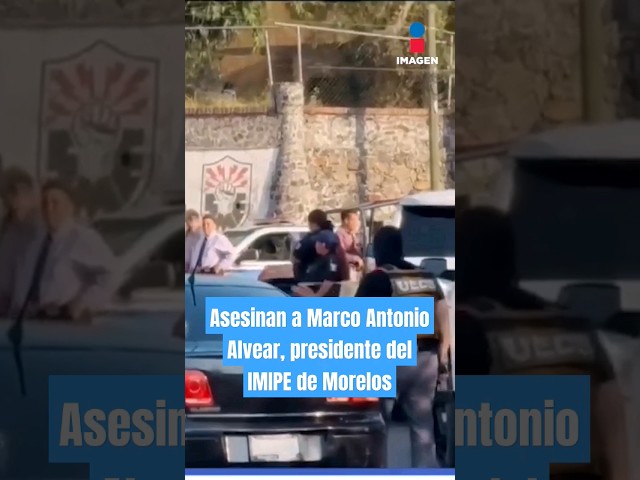 Asesinan a Marco Antonio Alvear, presidente del IMIPE de Morelos | Shorts | Crystal Mendivil