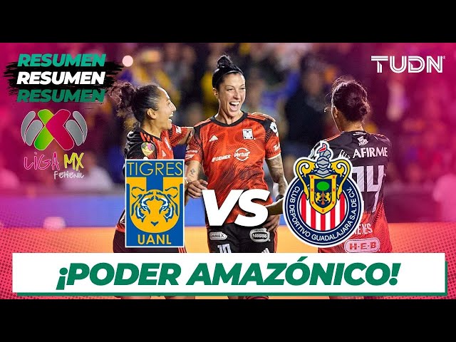 Resumen y goles | Tigres vs Chivas | Liga Mx Femenil - CL2024 J12 | TUDN