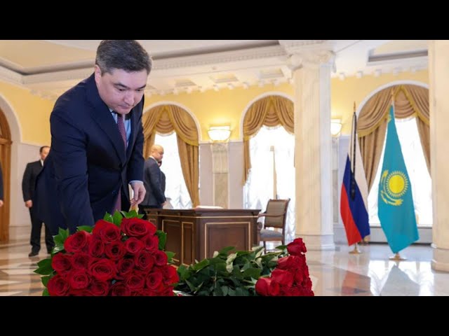 ⁣Бектенов посетил посольство России в Астане